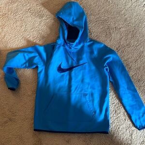 blue nike hoodie